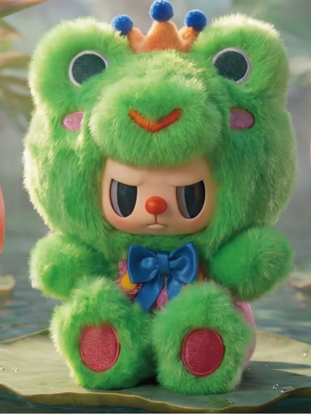 Rebel Bear Sweet Zoo Series Plush / Confirmed WaPoo Frog / NEW